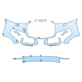 PAINT PROTECTION KIT - 2025 AUDI A6 S-LINE Bumper With Sensors - PRECUT PPF CLEAR BRA WRAP