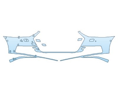 2019 AUDI A8 L Bumper With Washers