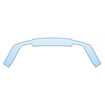 PAINT PROTECTION KIT - 2019 AUDI A8 L REAR DIFFUSER - PRECUT PPF CLEAR BRA WRAP