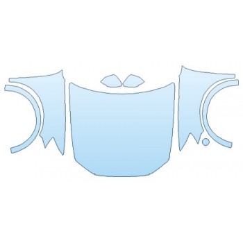 Precut PPF Kit – Clear Bra Paint Protection Film PAINT PROTECTION KIT - 2019 AUDI Q8 PREMIUM_PLUS FULL HOOD (WRAPPED EDGES) FENDERS MIRRORS - PRECUT PPF CLEAR BRA WRAP