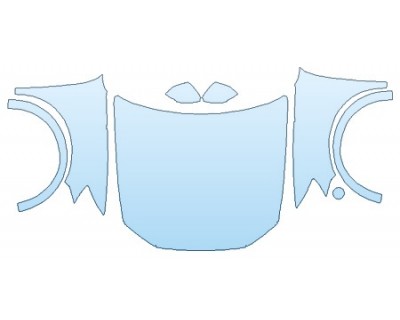 Precut PPF Kit – Clear Bra Paint Protection Film PAINT PROTECTION KIT - 2019 AUDI Q8 PREMIUM_PLUS FULL HOOD (WRAPPED EDGES) FENDERS MIRRORS - PRECUT PPF CLEAR BRA WRAP