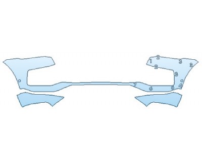 Precut PPF Kit – Clear Bra Paint Protection Film PAINT PROTECTION KIT - 2019 AUDI Q8 PREMIUM_PLUS BUMPER WASHERS - PRECUT PPF CLEAR BRA WRAP