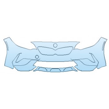 PAINT PROTECTION KIT - 2019 BMW M2_COUPE COMPETITION BUMPER (4 PIECE) - PRECUT PPF CLEAR BRA WRAP