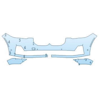 Precut PPF Kit – Clear Bra Paint Protection Film PAINT PROTECTION KIT - 2019 BMW X7 XDRIVE40I_BASE HOOD (18 INCH WRAPPED EDGES) FENDERS MIRRORS - PRECUT PPF CLEAR BRA WRAP