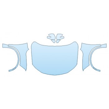 Precut PPF Kit – Clear Bra Paint Protection Film PAINT PROTECTION KIT - 2020 CHEVROLET BLAZER L FULL HOOD (WRAPPED EDGES) FENDERS MIRRORS - PRECUT PPF CLEAR BRA WRAP