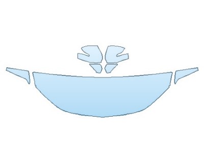 PAINT PROTECTION KIT - 2020 CHEVROLET BLAZER PREMIER HOOD (24 INCH WRAPPED EDGES) FENDERS MIRRORS - PRECUT PPF CLEAR BRA WRAP