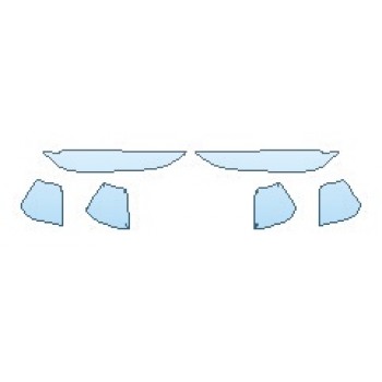 PAINT PROTECTION KIT - 2020 CHEVROLET BLAZER PREMIER HEADLIGHTS - PRECUT PPF CLEAR BRA WRAP