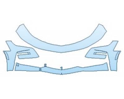 PAINT PROTECTION KIT - 2020 CHEVROLET CAMARO SS BUMPER (FOUR PIECE) - PRECUT PPF CLEAR BRA WRAP