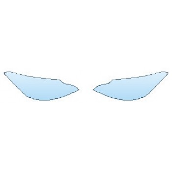 PAINT PROTECTION KIT - 2020 CHEVROLET SPARK 1LT HEADLIGHTS - PRECUT PPF CLEAR BRA WRAP