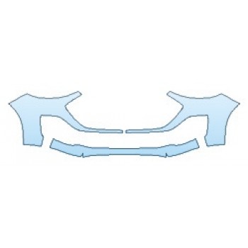 PAINT PROTECTION KIT - 2019 CHEVROLET SPARK ACTIV BUMPER (2 PIECE) - PRECUT PPF CLEAR BRA WRAP