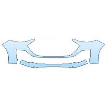 PAINT PROTECTION KIT - 2019 CHEVROLET SPARK LS BUMPER (1 PIECE) - PRECUT PPF CLEAR BRA WRAP