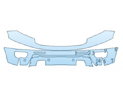 2020 FORD RANGER XL Bumper