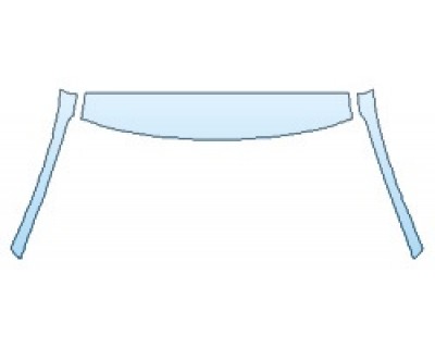 PAINT PROTECTION KIT - 2019 HONDA CIVIC_COUPE EX ROOF A-PILLARS - PRECUT PPF CLEAR BRA WRAP