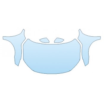 Precut PPF Kit – Clear Bra Paint Protection Film PAINT PROTECTION KIT - 2019 HONDA CIVIC_COUPE LX FULL HOOD (WRAPPED EDGES) FENDERS MIRRORS - PRECUT PPF CLEAR BRA WRAP