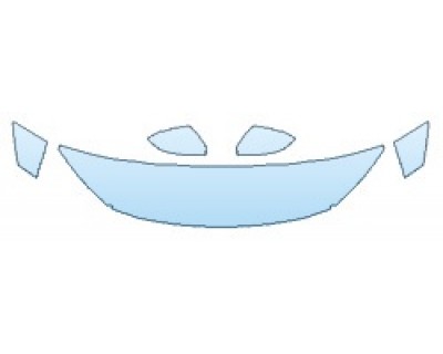 PAINT PROTECTION KIT - 2019 HONDA CIVIC_COUPE SPORT HOOD (18 INCH WRAPPED EDGES) FENDERS MIRRORS - PRECUT PPF CLEAR BRA WRAP