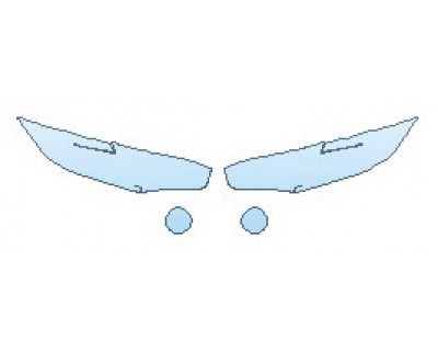 PAINT PROTECTION KIT - 2019 HONDA CIVIC_COUPE SPORT HEADLIGHTS FOG LIGHTS (OPTION 2) - PRECUT PPF CLEAR BRA WRAP