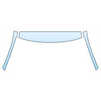 PAINT PROTECTION KIT - 2019 HONDA CIVIC_COUPE SPORT ROOF A-PILLARS - PRECUT PPF CLEAR BRA WRAP