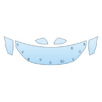 Precut PPF Kit – Clear Bra Paint Protection Film PAINT PROTECTION KIT - 2019 HONDA CIVIC_COUPE TOURING HOOD (24 INCH) FENDERS MIRRORS - PRECUT PPF CLEAR BRA WRAP