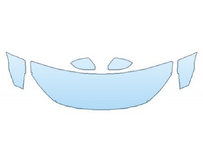 PAINT PROTECTION KIT - 2019 HONDA CIVIC_COUPE TOURING HOOD (24 INCH WRAPPED EDGES) FENDERS MIRRORS - PRECUT PPF CLEAR BRA WRAP