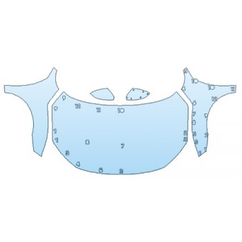 Precut PPF Kit – Clear Bra Paint Protection Film PAINT PROTECTION KIT - 2019 HONDA CIVIC_SEDAN EX-L FULL HOOD FENDERS MIRRORS - PRECUT PPF CLEAR BRA WRAP