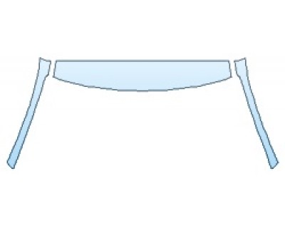 PAINT PROTECTION KIT - 2019 HONDA CIVIC_SEDAN EX-L ROOF A-PILLARS - PRECUT PPF CLEAR BRA WRAP