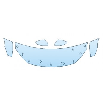 Precut PPF Kit – Clear Bra Paint Protection Film PAINT PROTECTION KIT - 2019 HONDA CIVIC_SEDAN SPORT HOOD (24 INCH) FENDERS MIRRORS - PRECUT PPF CLEAR BRA WRAP