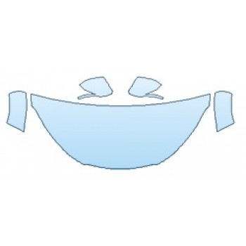 PAINT PROTECTION KIT - 2019 HONDA HR-V_EX-L_NAVI HOOD (30 INCH) FENDERS MIRRORS - PRECUT PPF CLEAR BRA WRAP