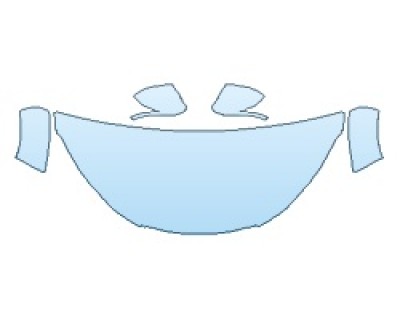 PAINT PROTECTION KIT - 2019 HONDA HR-V_EX-L_NAVI HOOD (30 INCH WRAPPED EDGES) FENDERS MIRRORS - PRECUT PPF CLEAR BRA WRAP