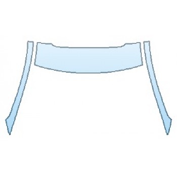 PAINT PROTECTION KIT - 2019 HONDA HR-V_EX-L_NAVI ROOF WITH SUNROOF A-PILLARS - PRECUT PPF CLEAR BRA WRAP