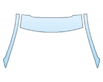 PAINT PROTECTION KIT - 2019 HONDA HR-V_EX-L_NAVI ROOF WITH SUNROOF A-PILLARS - PRECUT PPF CLEAR BRA WRAP