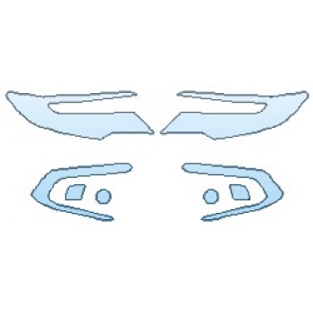 PAINT PROTECTION KIT - 2020 HONDA PASSPORT HEADLIGHTS - PRECUT PPF CLEAR BRA WRAP