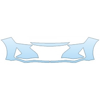 PAINT PROTECTION KIT - 2019 HYUNDAI ELANTRA ECO BUMPER (3 PIECE) - PRECUT PPF CLEAR BRA WRAP