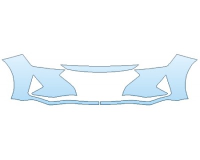 PAINT PROTECTION KIT - 2019 HYUNDAI ELANTRA VALUE_EDITION BUMPER (3 PIECE) - PRECUT PPF CLEAR BRA WRAP