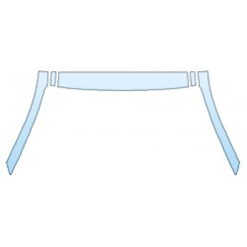 PAINT PROTECTION KIT - 2020 HYUNDAI TUCSON SE ROOF A-PILLARS - PRECUT PPF CLEAR BRA WRAP