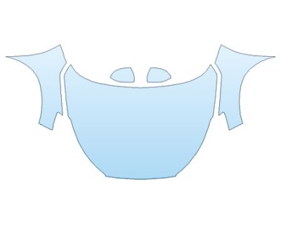 PAINT PROTECTION KIT - 2020 HYUNDAI TUCSON SEL FULL HOOD FENDERS MIRRORS - PRECUT PPF CLEAR BRA WRAP