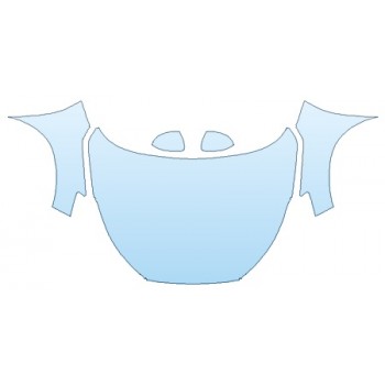 PAINT PROTECTION KIT - 2020 HYUNDAI TUCSON SEL FULL HOOD (WRAPPED EDGES) FENDERS MIRRORS - PRECUT PPF CLEAR BRA WRAP