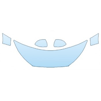 PAINT PROTECTION KIT - 2019 HYUNDAI TUCSON SEL HOOD (24 INCH WRAPPED EDGES) FENDERS MIRRORS - PRECUT PPF CLEAR BRA WRAP