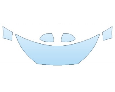 PAINT PROTECTION KIT - 2020 HYUNDAI TUCSON SEL HOOD (24 INCH WRAPPED EDGES) FENDERS MIRRORS - PRECUT PPF CLEAR BRA WRAP