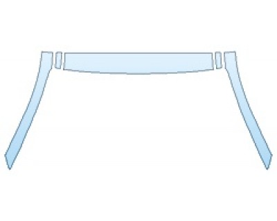 PAINT PROTECTION KIT - 2020 HYUNDAI TUCSON SEL ROOF A-PILLARS - PRECUT PPF CLEAR BRA WRAP