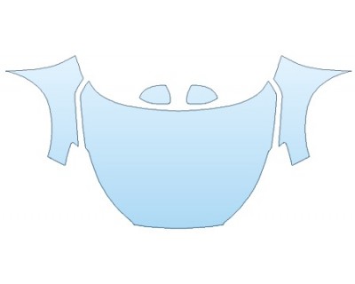 PAINT PROTECTION KIT - 2020 HYUNDAI TUCSON SPORT FULL HOOD FENDERS MIRRORS - PRECUT PPF CLEAR BRA WRAP