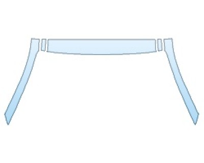 PAINT PROTECTION KIT - 2020 HYUNDAI TUCSON SPORT ROOF A-PILLARS - PRECUT PPF CLEAR BRA WRAP