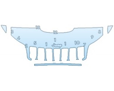 2020 JEEP CHEROKEE_TRAILHAWK Hood (24 Inch) Fenders Mirrors