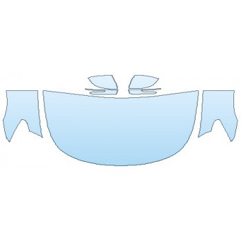 PAINT PROTECTION KIT - 2019 KIA K900 HOOD (30 INCH) FENDERS MIRRORS - PRECUT PPF CLEAR BRA WRAP