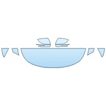 PAINT PROTECTION KIT - 2019 KIA K900 HOOD (18 INCH) FENDERS MIRRORS - PRECUT PPF CLEAR BRA WRAP