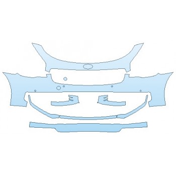 PAINT PROTECTION KIT - 2019 KIA K900 BUMPER - PRECUT PPF CLEAR BRA WRAP