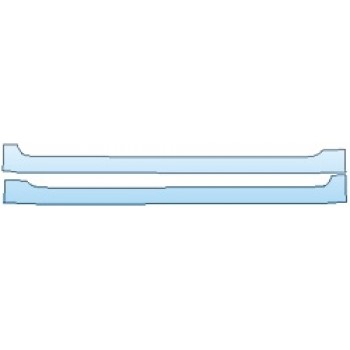 PAINT PROTECTION KIT - 2019 KIA K900 ROCKERS - PRECUT PPF CLEAR BRA WRAP