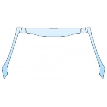 Precut PPF Kit – Clear Bra Paint Protection Film PAINT PROTECTION KIT - 2019 KIA OPTIMA LX ROOF A-PILLARS - PRECUT PPF CLEAR BRA WRAP