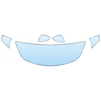 PAINT PROTECTION KIT - 2020 KIA OPTIMA S HOOD (24 INCH WRAPPED EDGES) FENDERS MIRRORS - PRECUT PPF CLEAR BRA WRAP