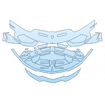 2020 LAMBORGHINI AVENTADOR SVJ Bumper (Wrapped Edges)