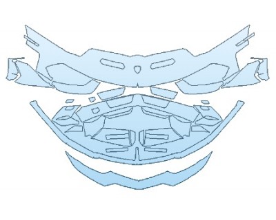 2020 LAMBORGHINI AVENTADOR SVJ Bumper (Wrapped Edges)